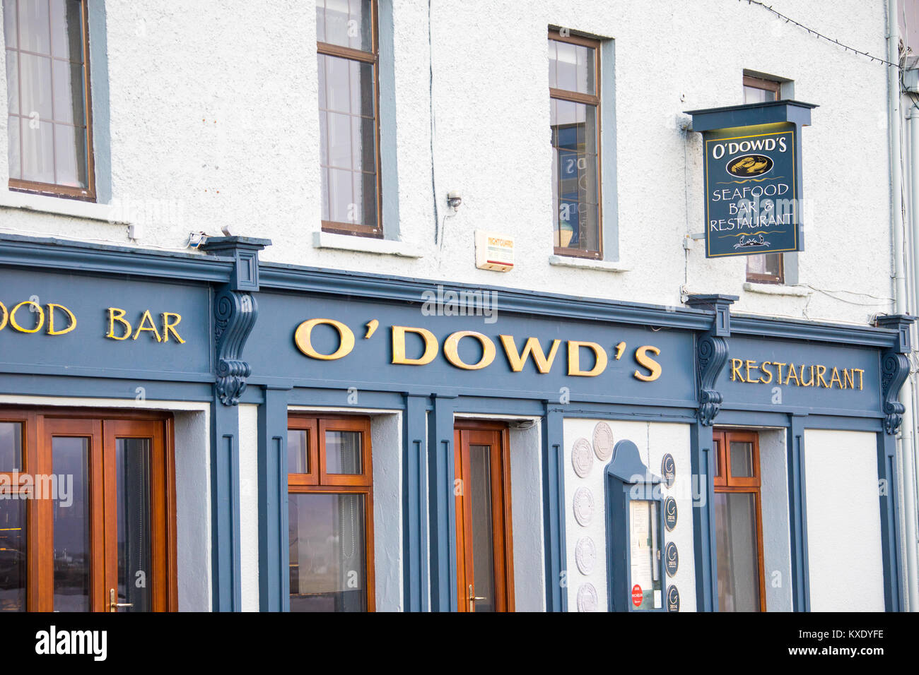 O'Dowds restaurant, Roundstone Village, Connemara, Galway, Ireland