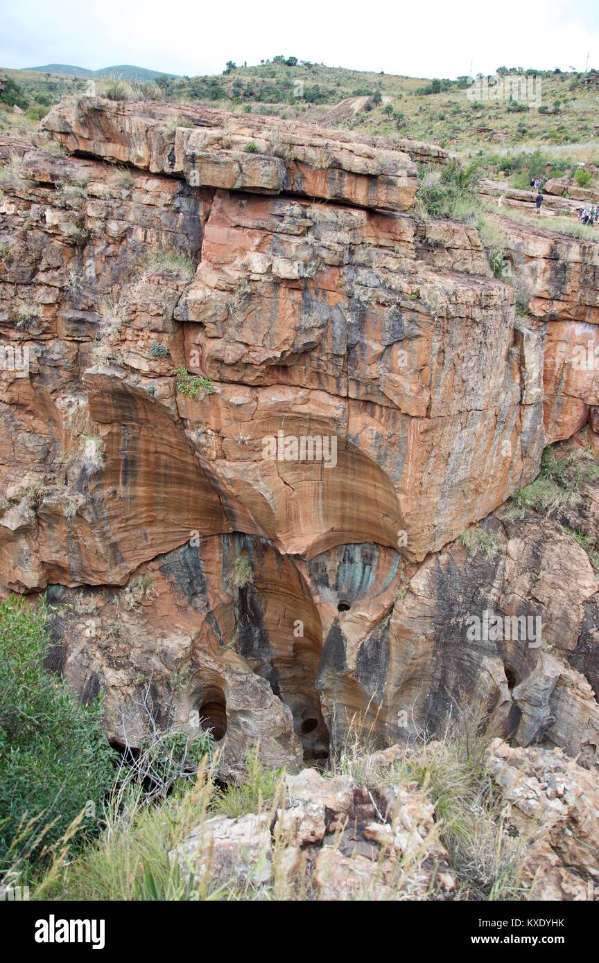 Bourke's Luck Potholes, Blyde River Canyon, Drakensberg escarpment region of eastern Mpumalanga, South Africa Stock Photo