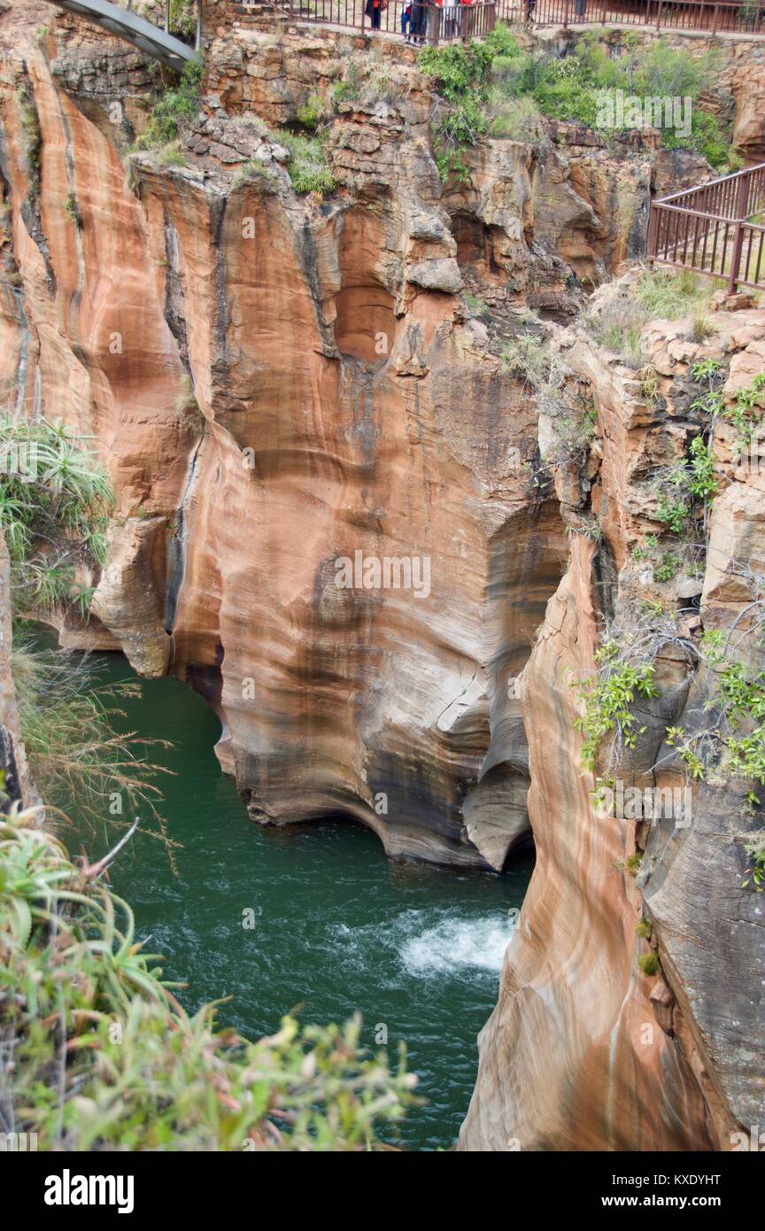 Bourke's Luck Potholes, Blyde River Canyon, Drakensberg escarpment region of eastern Mpumalanga, South Africa Stock Photo