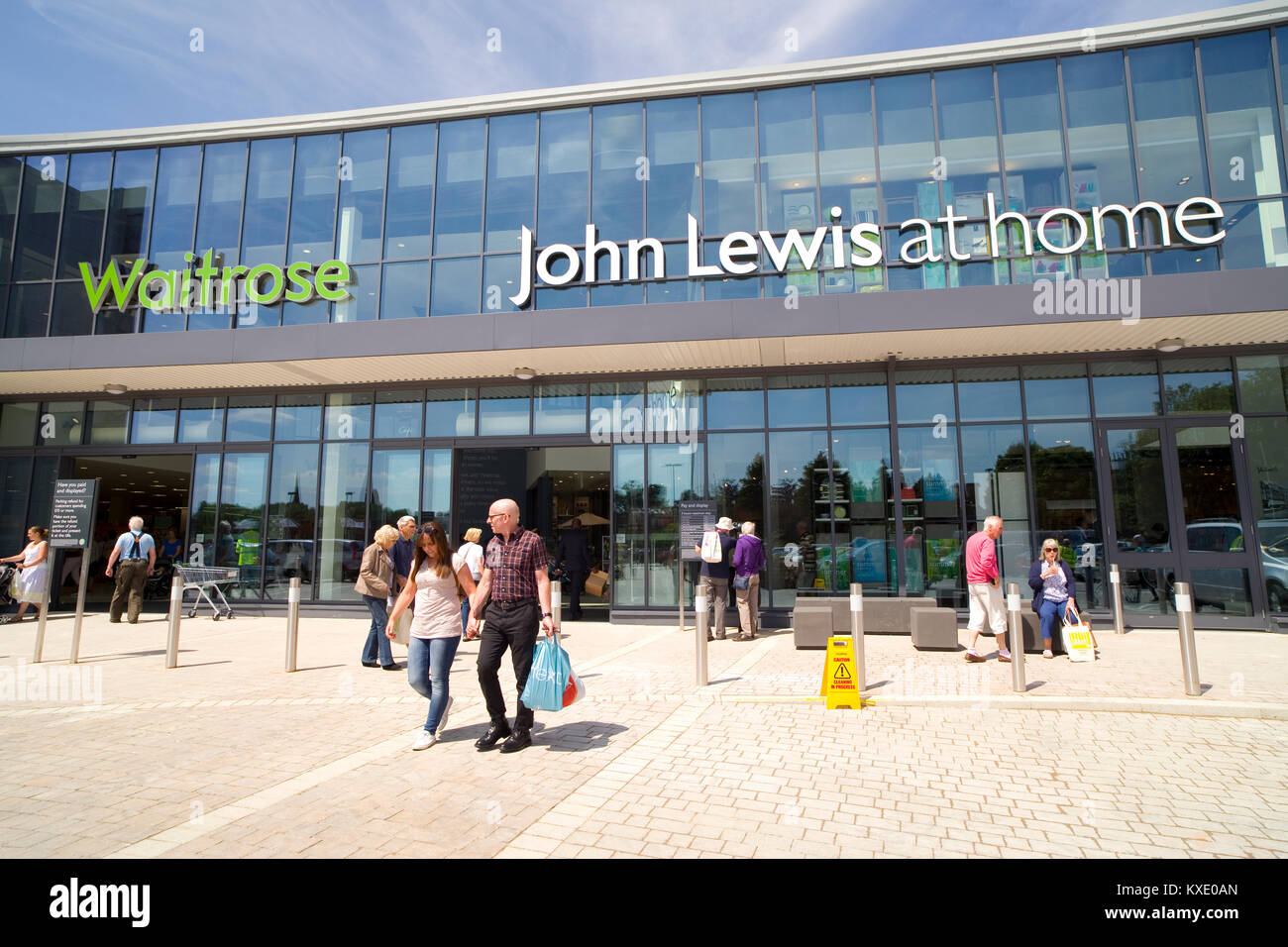 John Lewis and Waitrose Store in Horsham Sussex UK Stock Photo Alamy