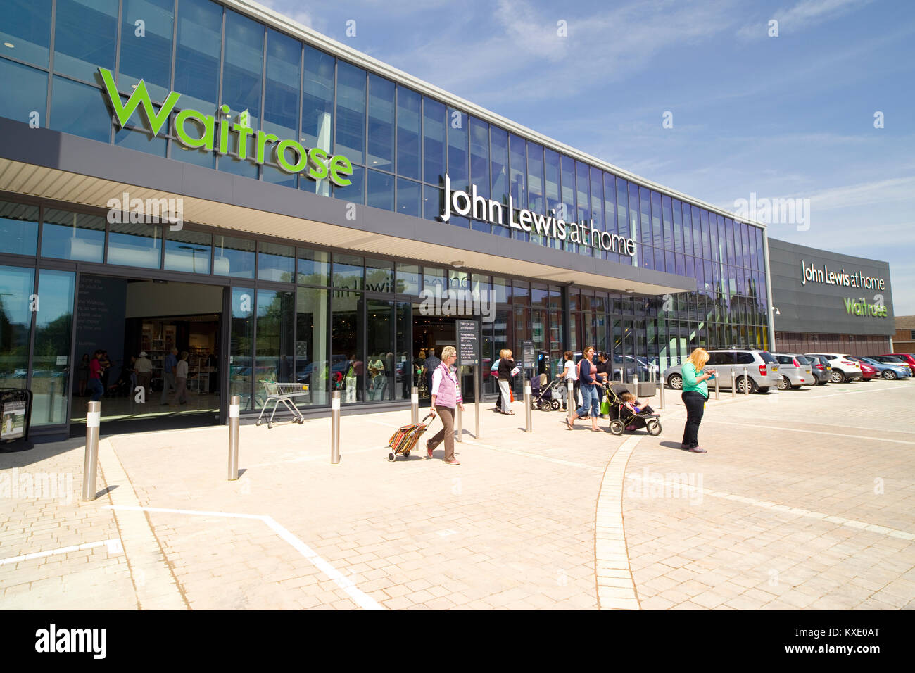John Lewis and Waitrose Store in Horsham Sussex UK Stock Photo Alamy
