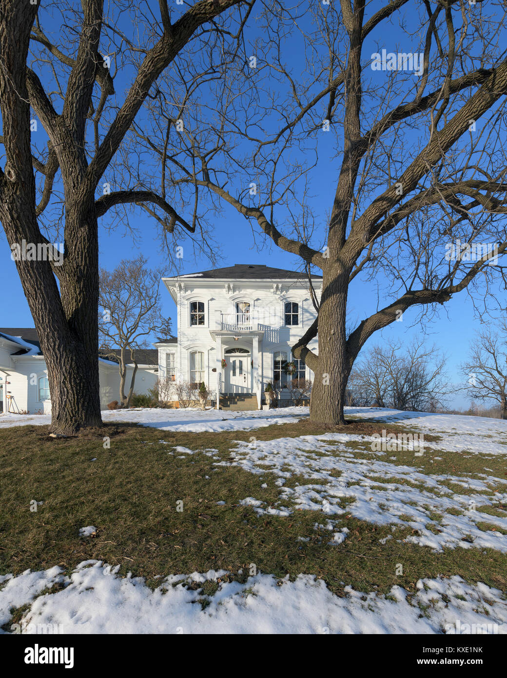 The McCord House in Palos Park, Illinois. This is the oldest building