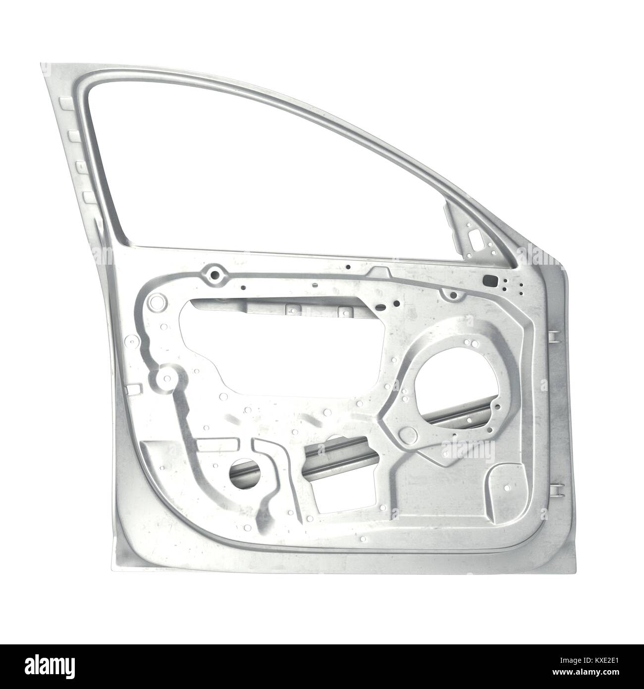 Car Door Frame On White 3d Illustration Stock Photo 171183657