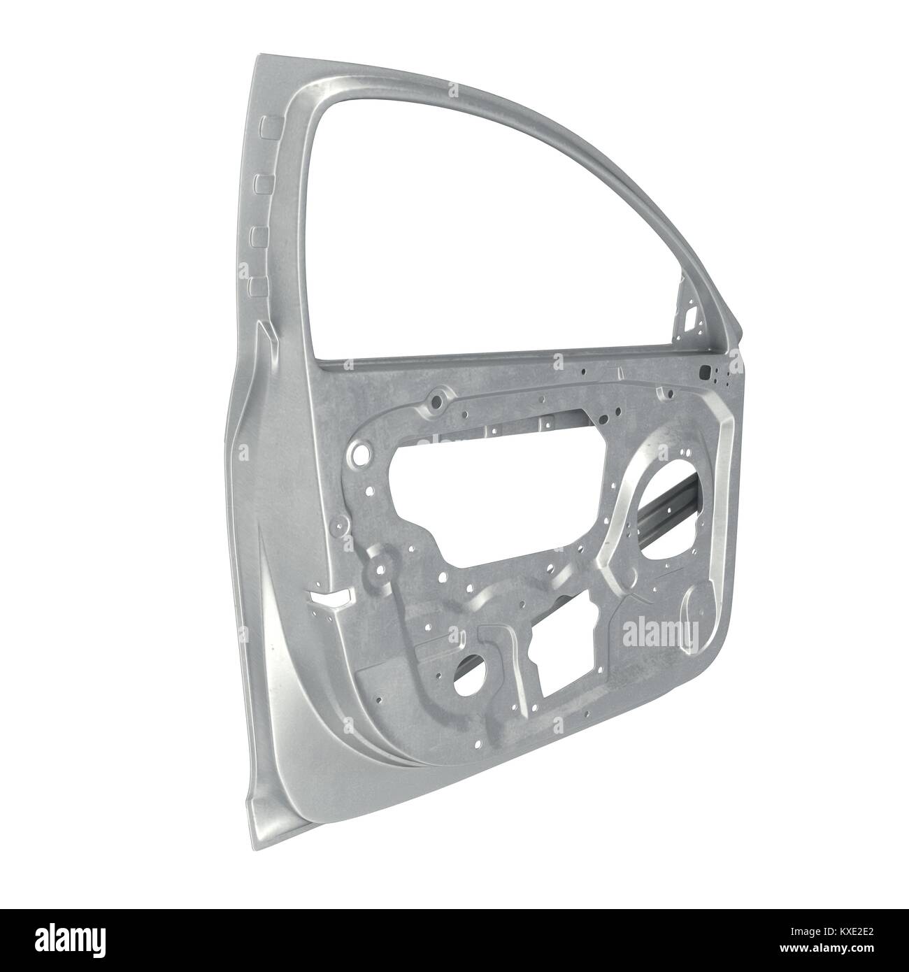 Car Door Frame on white. 3D illustration Stock Photo Alamy