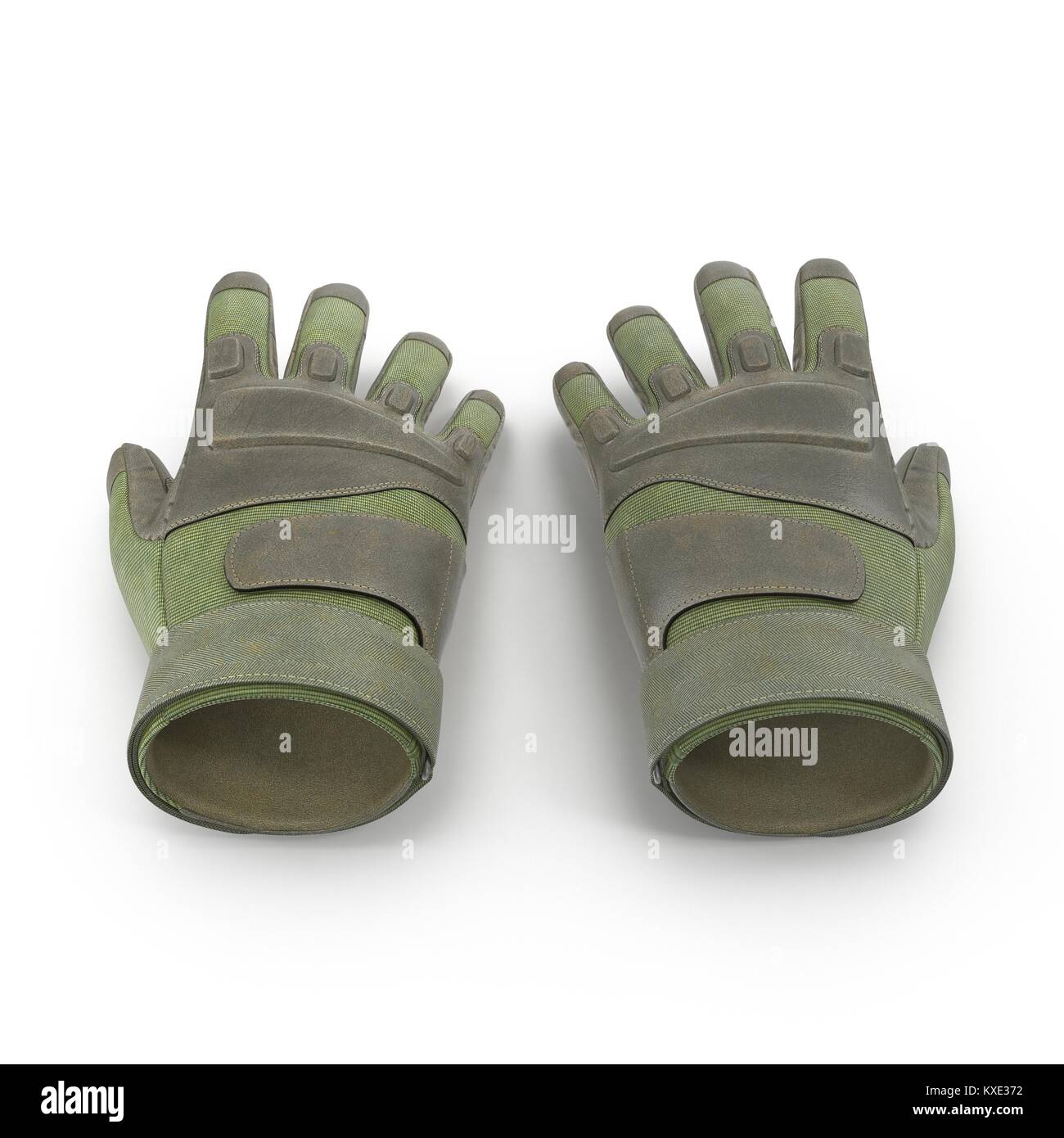 Tactical military gloves, detail of part of Us soldier uniform