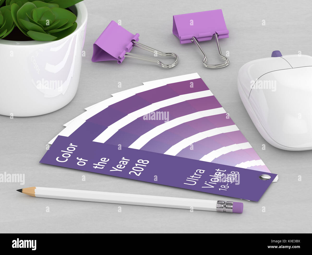 Pantone color palette guide 3d hi-res stock photography and images - Alamy