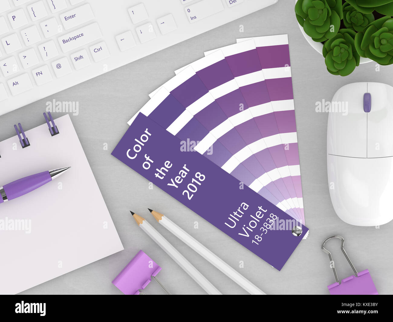 Pantone color palette guide 3d hi-res stock photography and images - Alamy