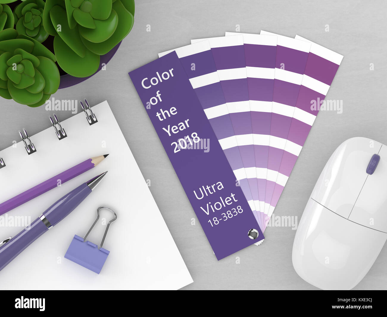 Pantone color palette guide 3d hi-res stock photography and images - Alamy