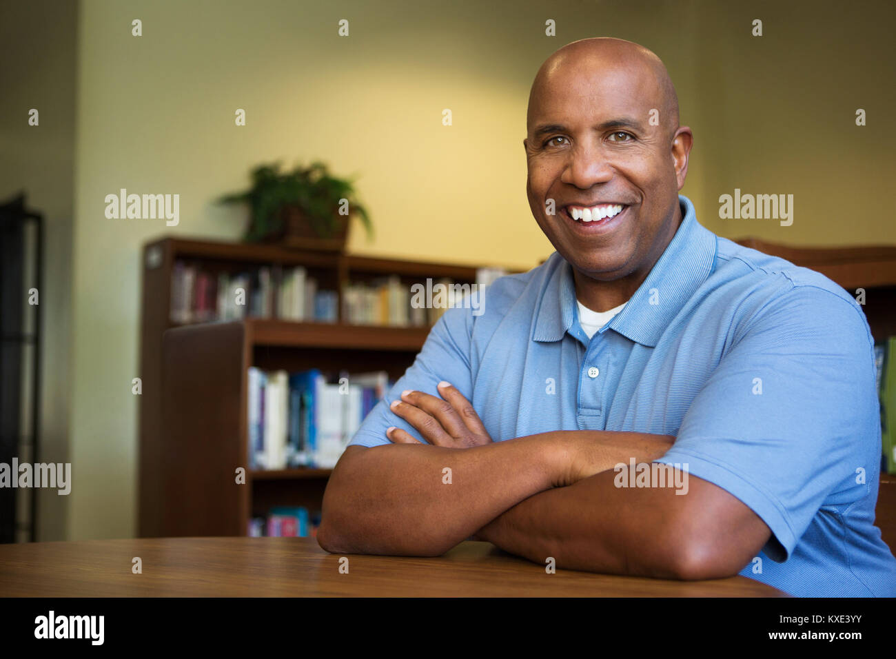 Mature adult student. Stock Photo