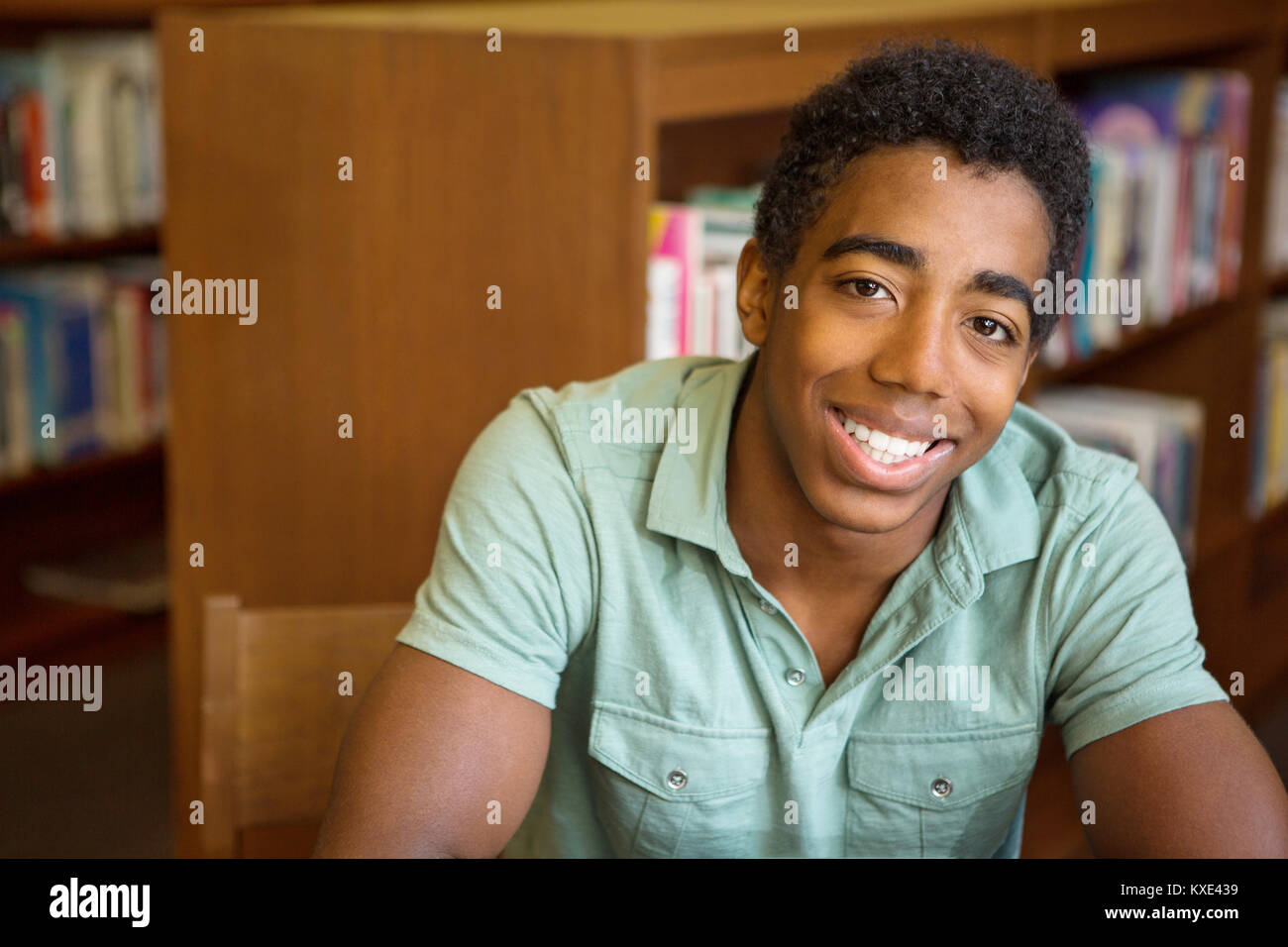 Young man getting tutoring. Stock Photo