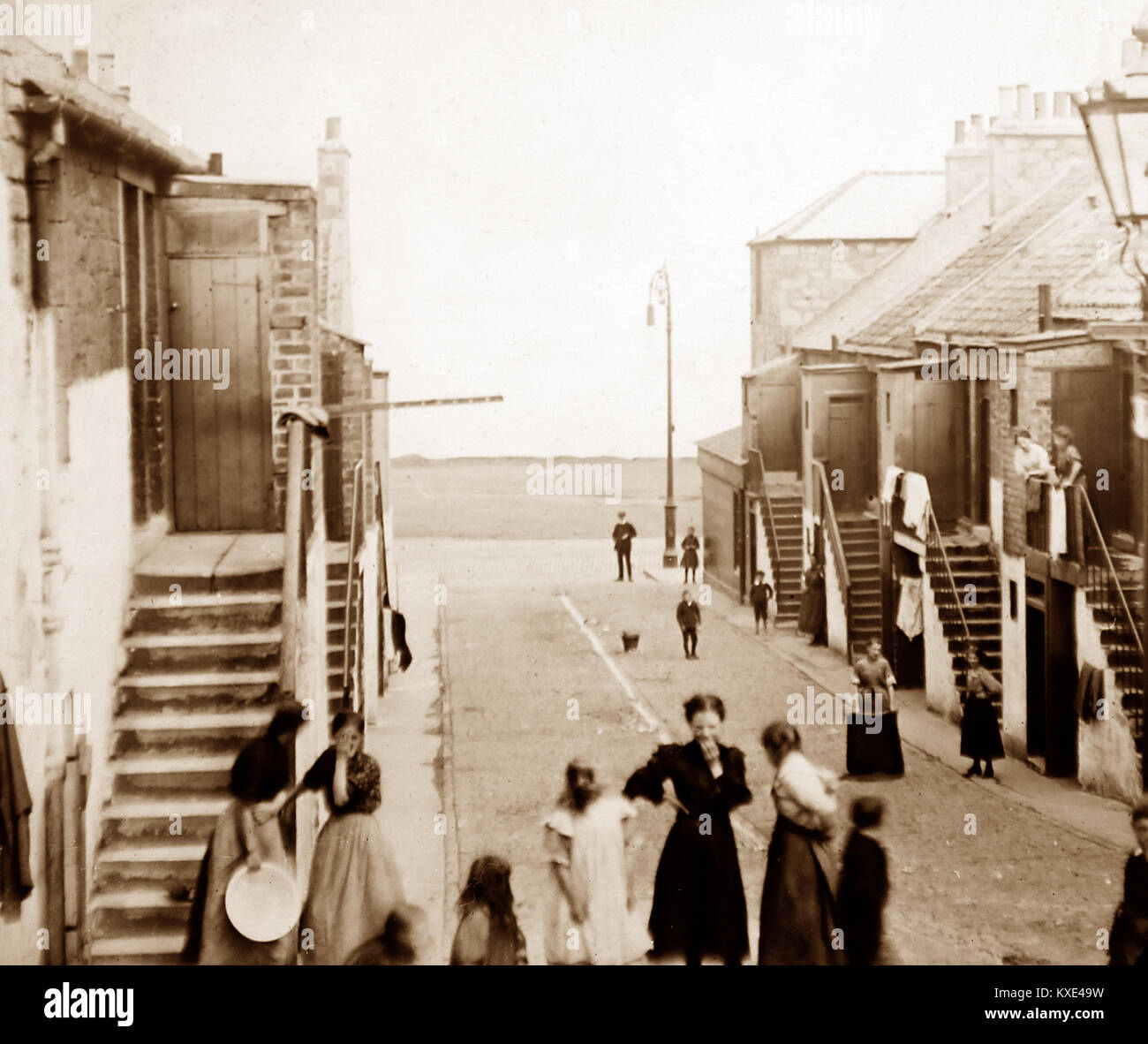 Granton, Edinburgh, Victorian period Stock Photo