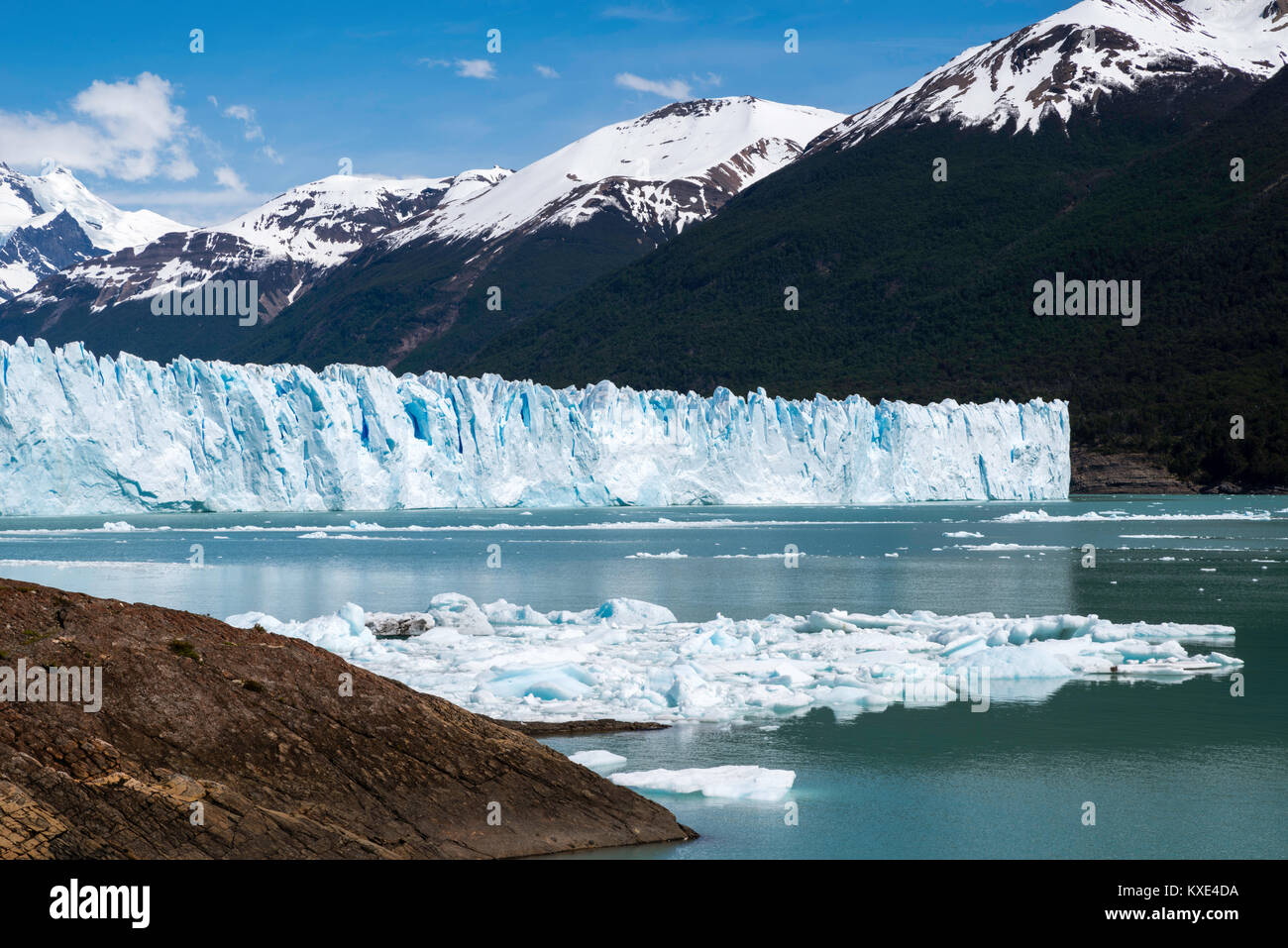 View Of The Perito Moreno Glacier Los Glaciares National Park Near El Calafate Santa Cruz Province Argentina Stock Photo Alamy
