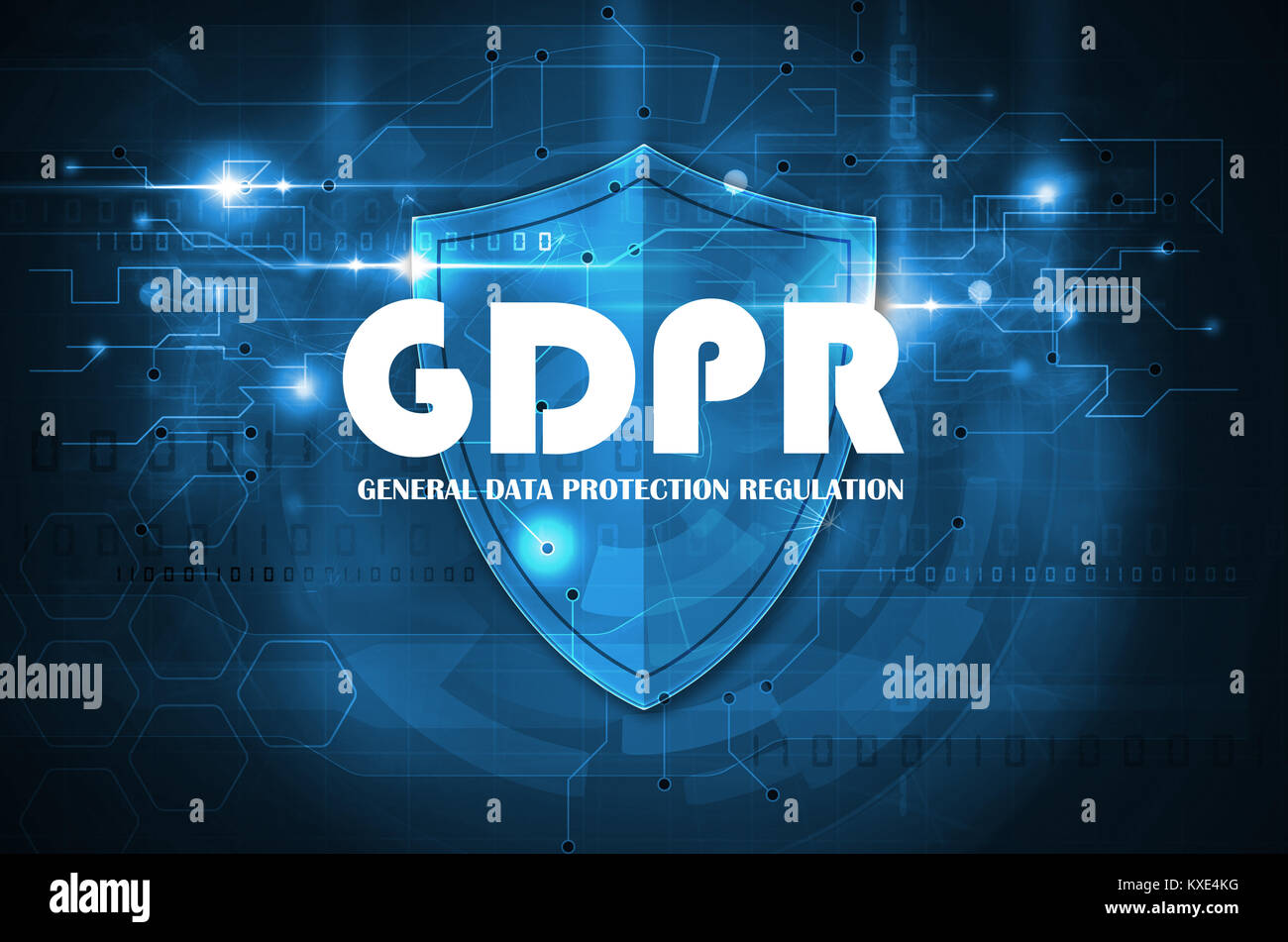 General Data Protection Regulation (GDPR) Stock Photo