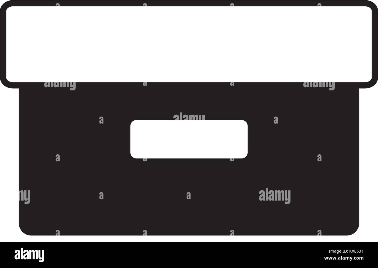 contour work box package object design Stock Vector Image & Art - Alamy