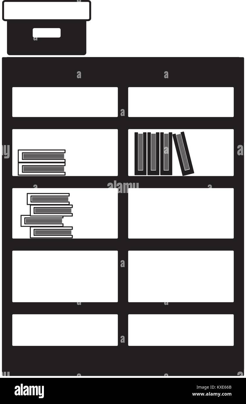 Book books library box Stock Vector Images - Alamy