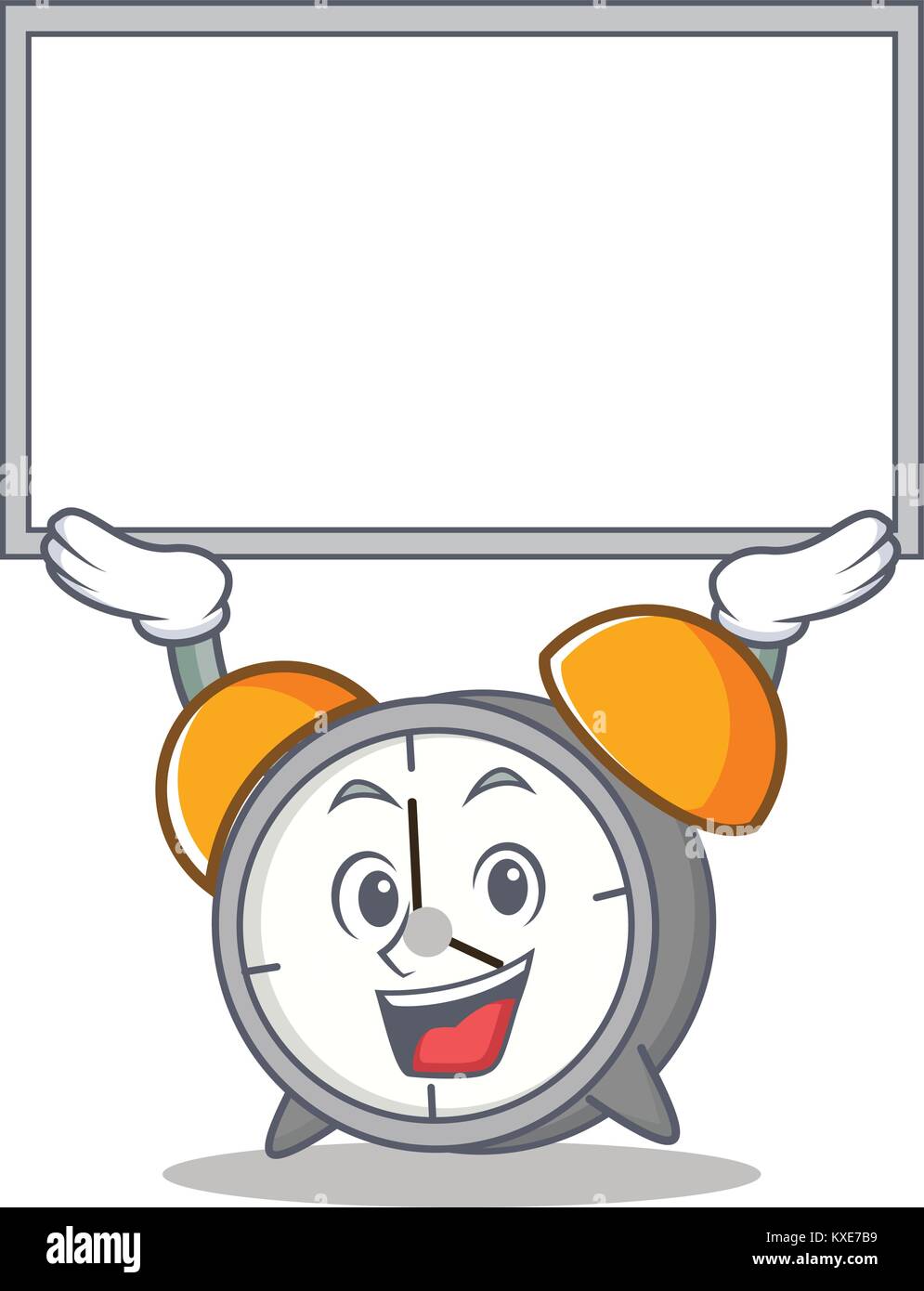 up board alarm clock character cartoon Stock Vector Image & Art - Alamy