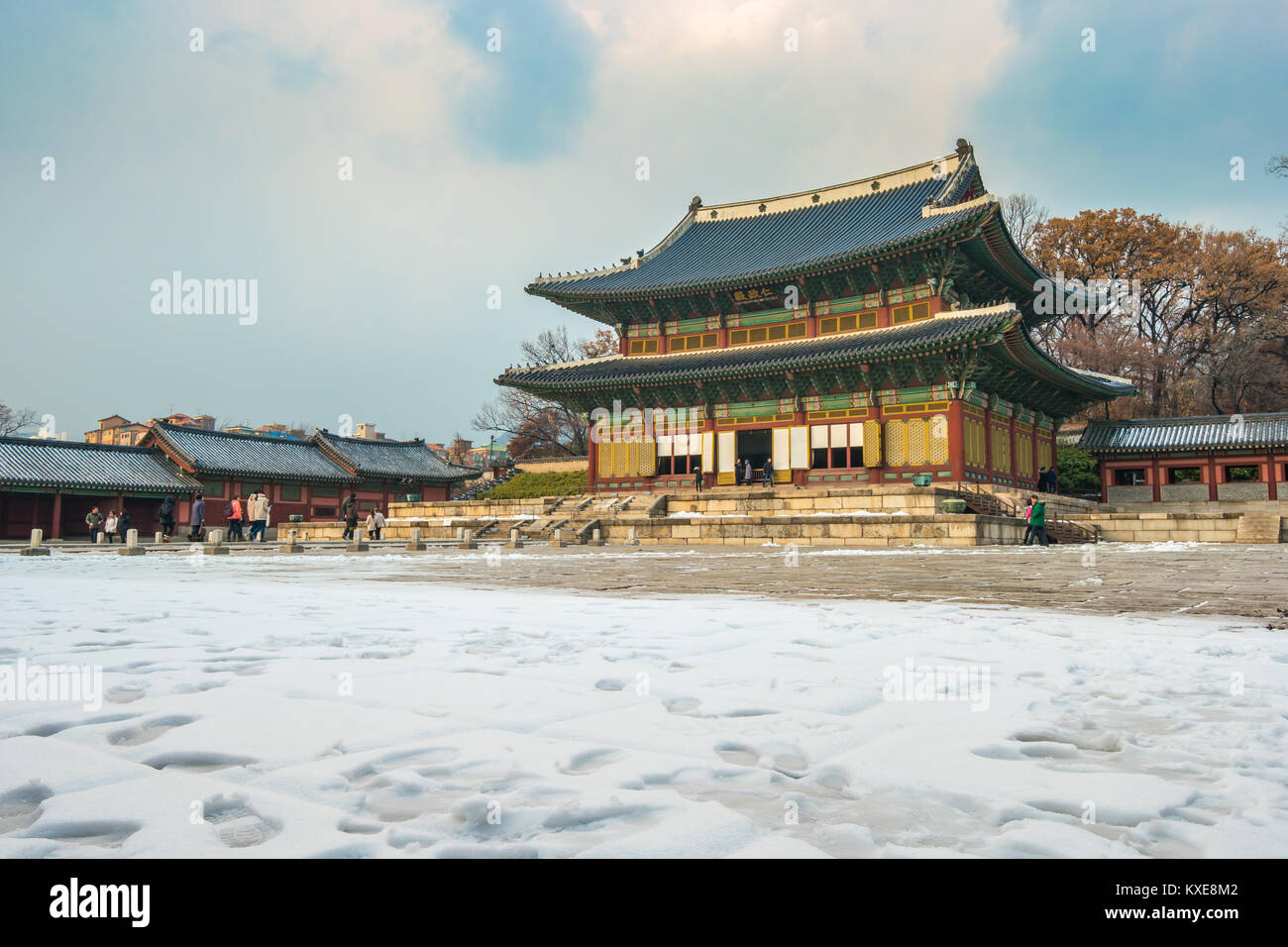 Changdeokgung palace in Seoul city, Korea. Stock Photo