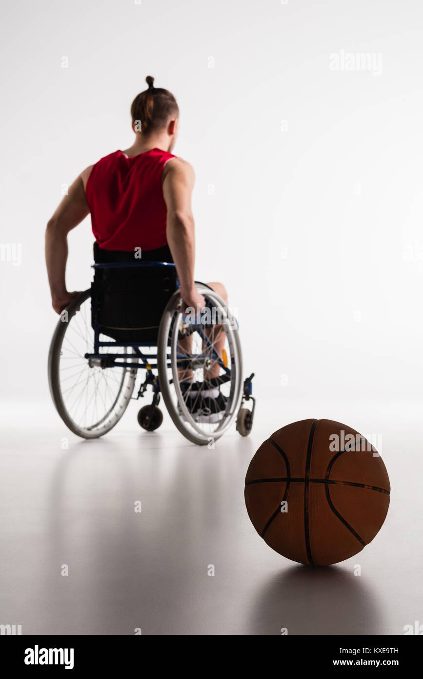 basketball player in wheelchair Stock Photo Alamy