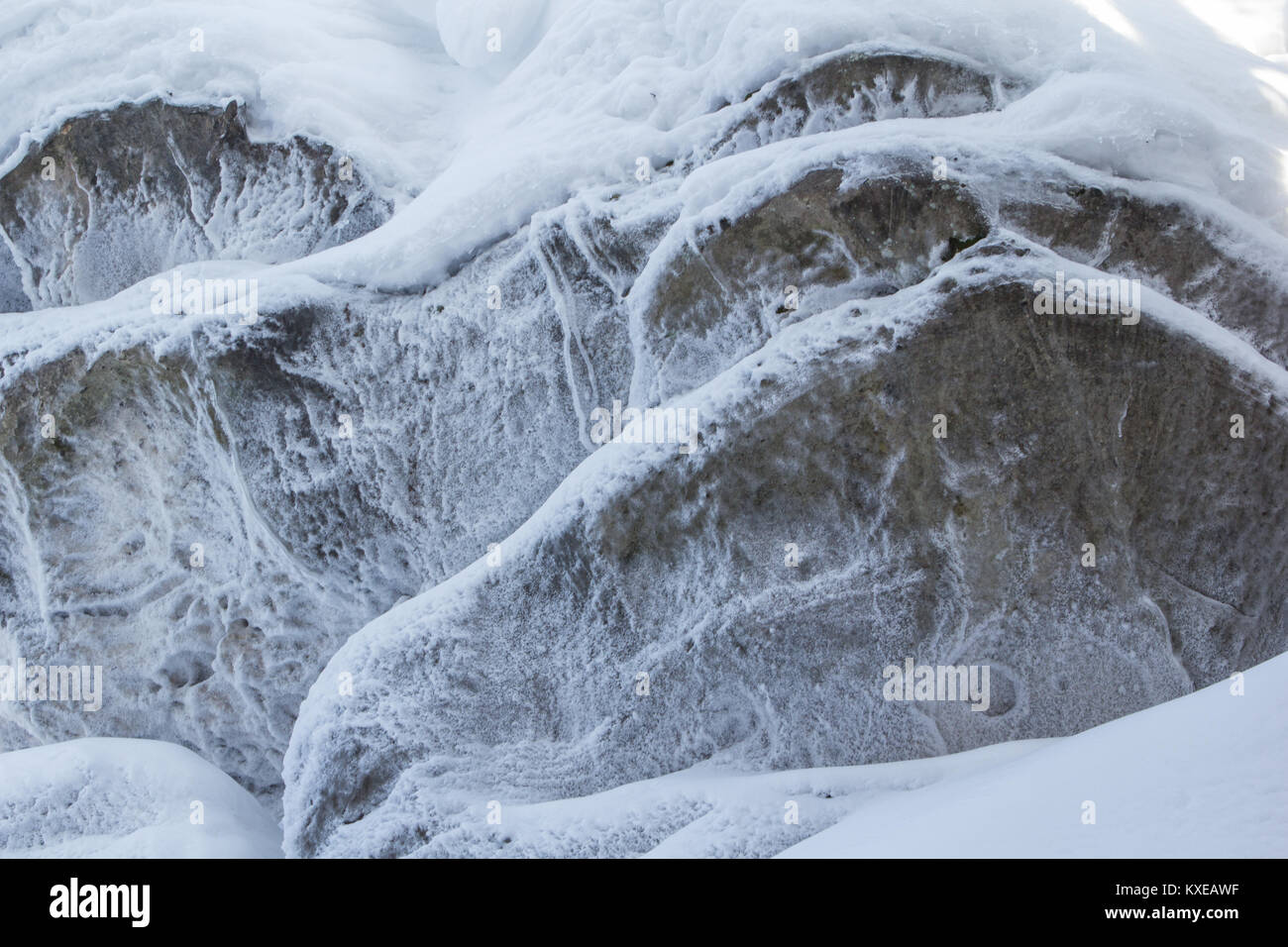 Rock Texture Stone Texture In Snow And Ice Mountain Wall Stock Photo Alamy