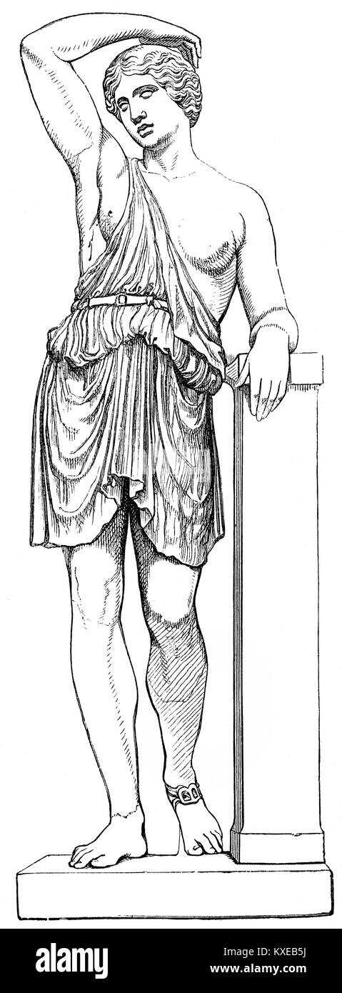 An Amazon, a woman warrior, Greek mythology Stock Photo