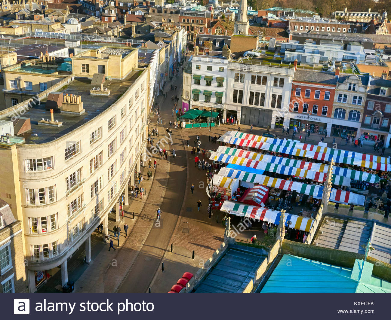 Market Hill Cambridge High Resolution Stock Photography and Images Alamy