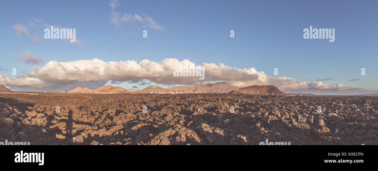 Shot from my trip on the road across Lanzarote, Canary Islands Stock Photo
