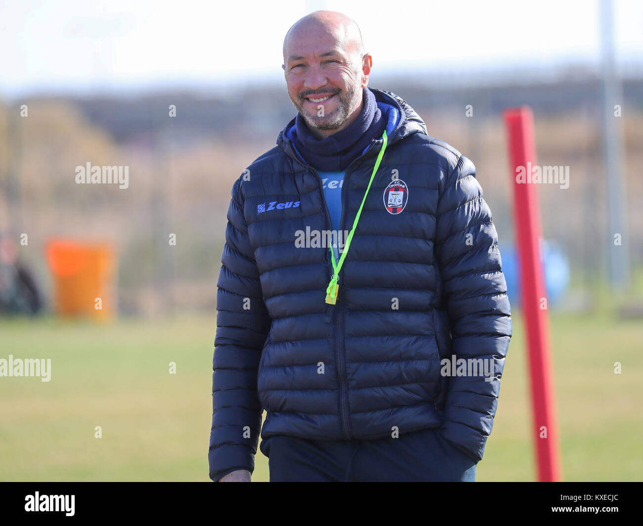 Walter Zenga, new football coach of F.C. Crotone at his first team