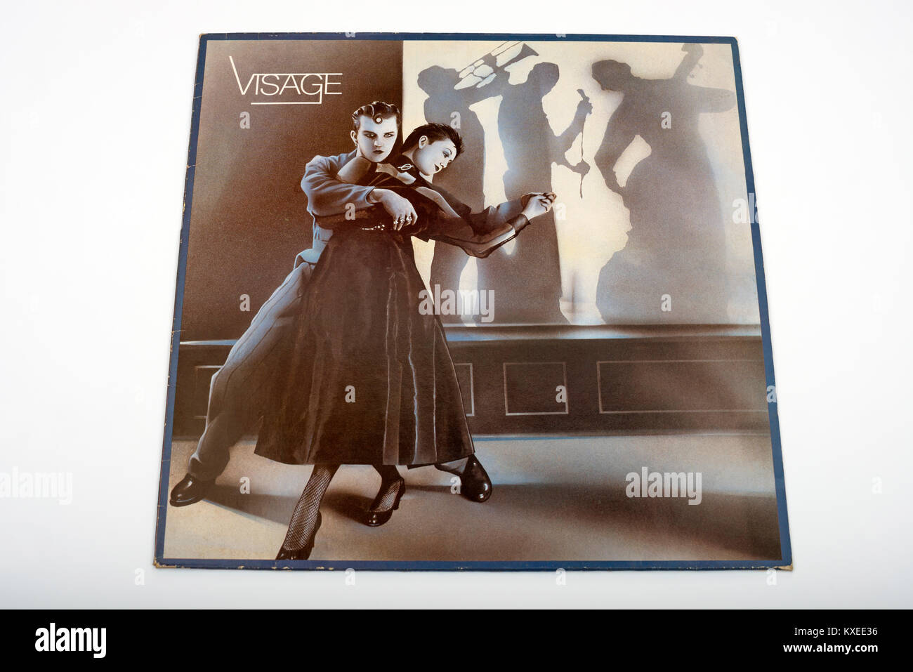 Visage vinyl record sleeve Stock Photo