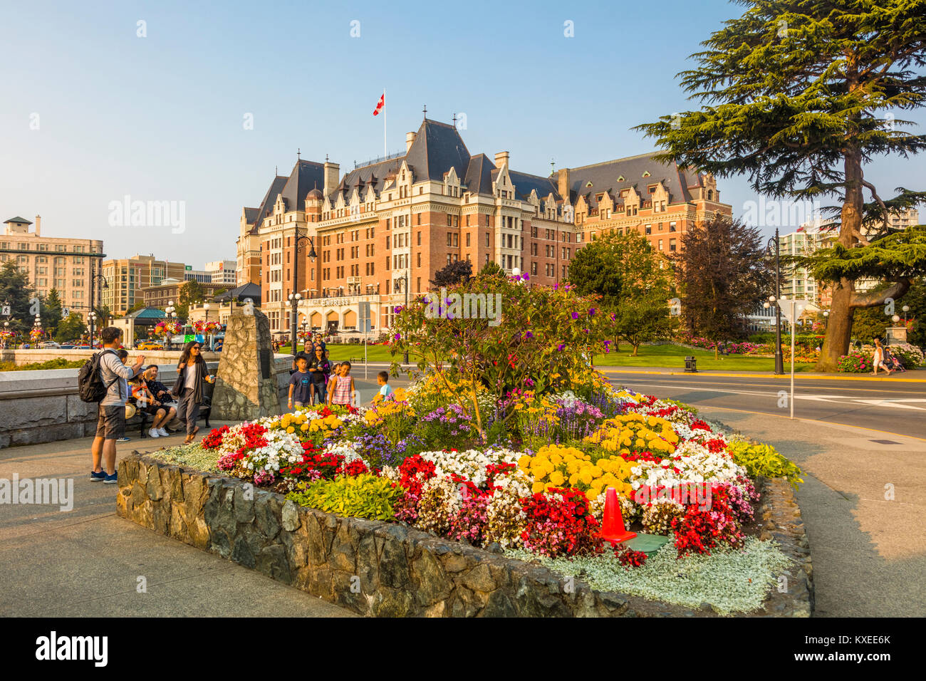 The Fairmont Empress Hotel In Victoria Known As The Garden City On