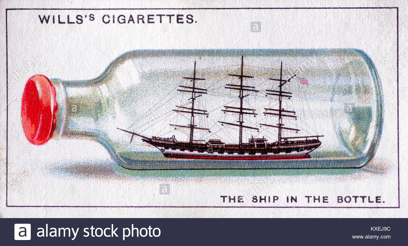 Ship in a Bottle Stock Photo Alamy