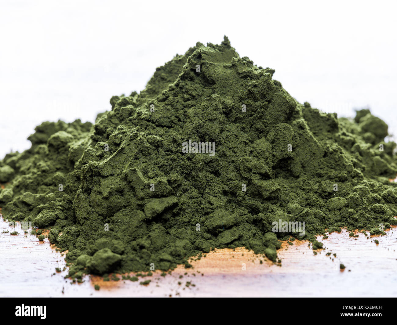 A pile of chlorella powder in closeup Stock Photo - Alamy