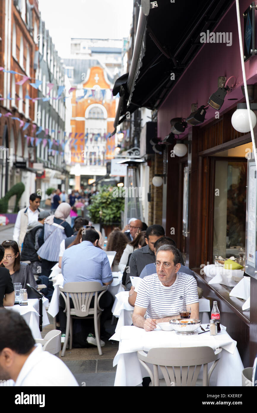 Saint Christopher's Place, London Stock Photo