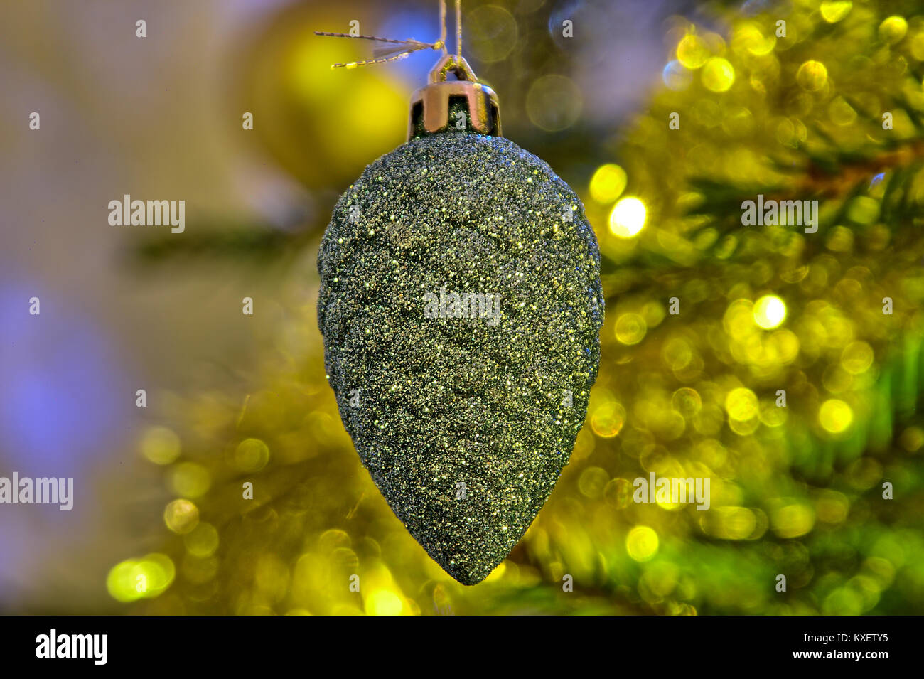 Decorated Christmas Tree Stock Photo Alamy