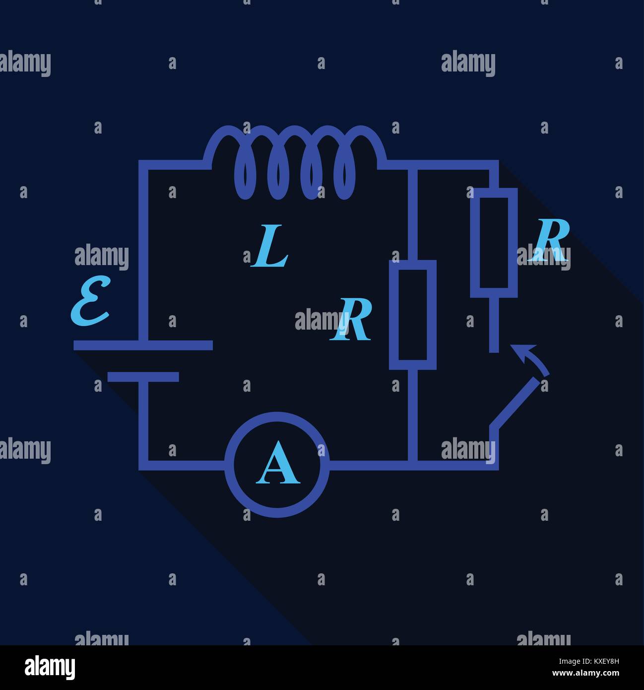 Electric Current Diagram High Resolution Stock Photography and Images
