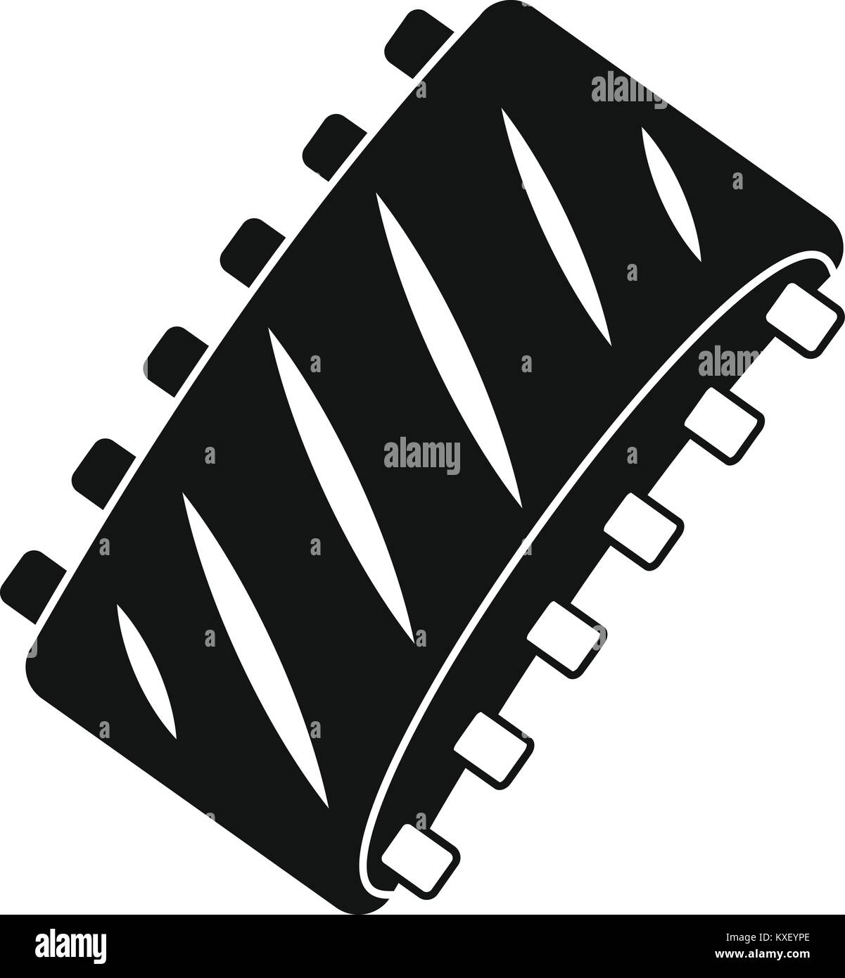 Spare rib barbecue Stock Vector Images - Alamy