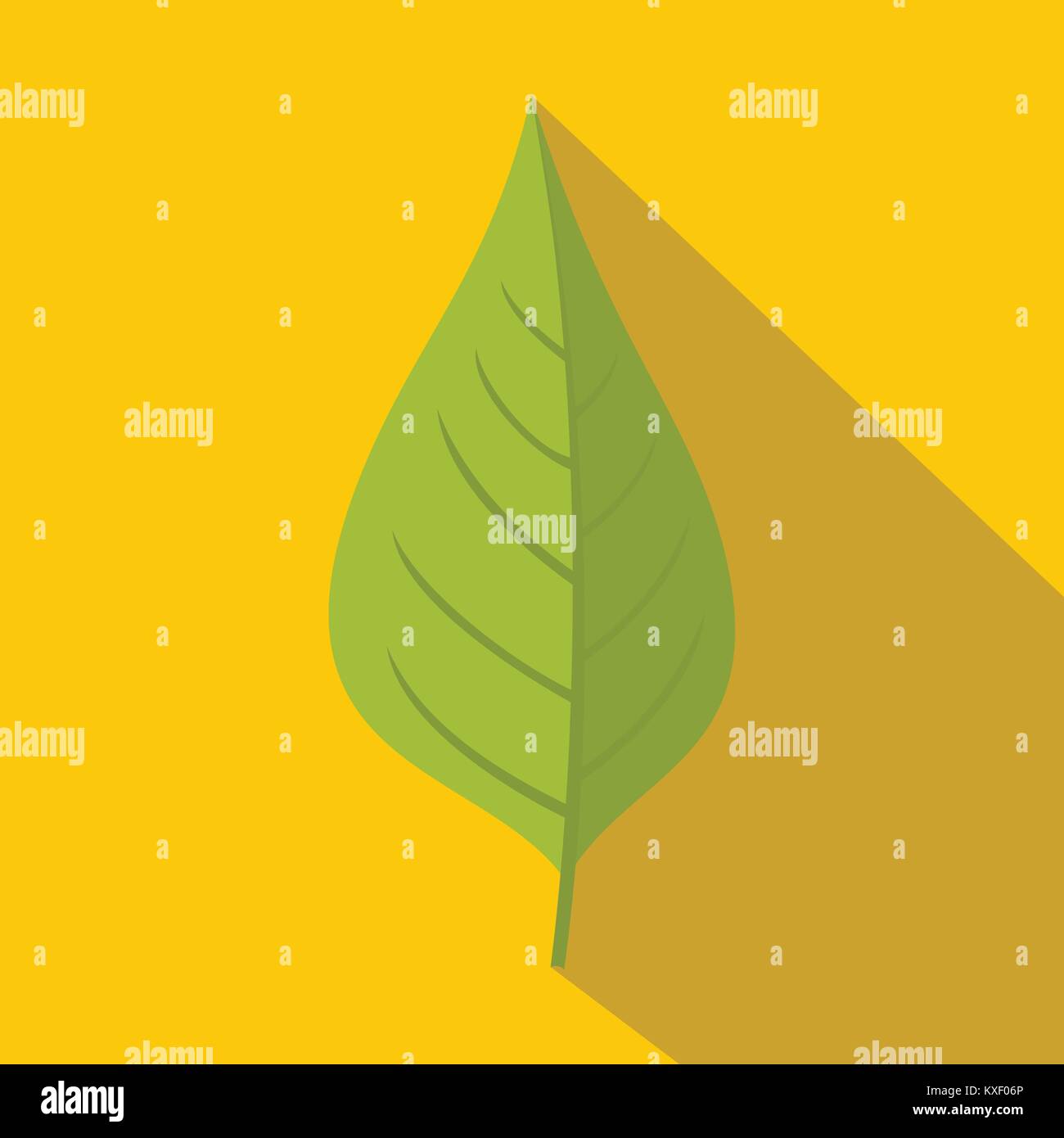 Apple tree green leaf icon, flat style Stock Vector Image & Art - Alamy