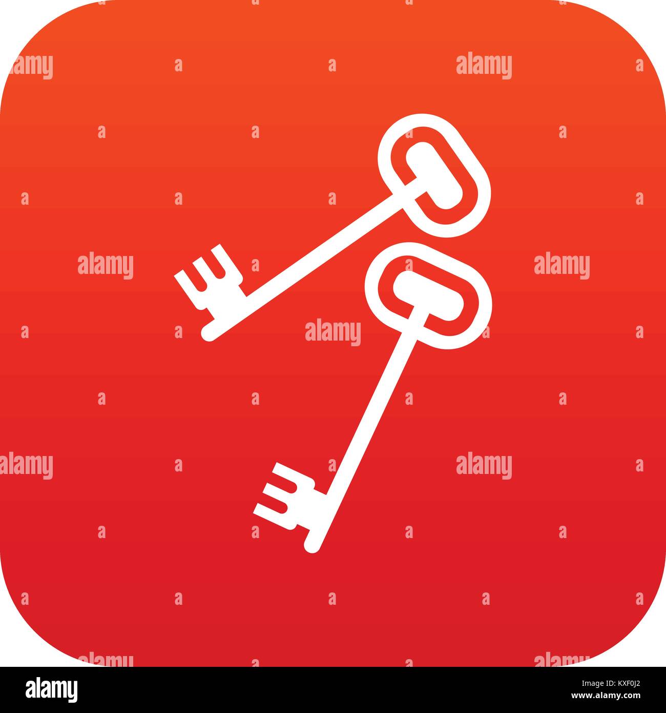 Keys icon digital red Stock Vector Image & Art - Alamy