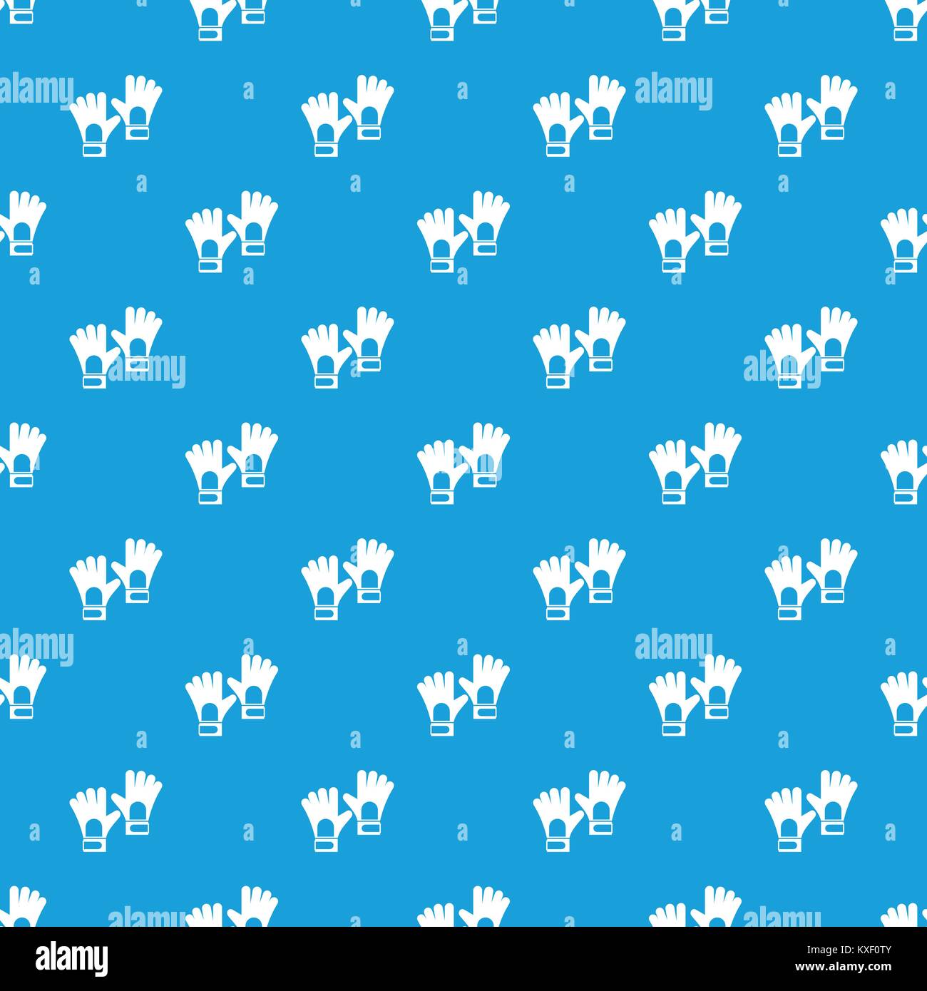 Gloves of goalkeeper pattern seamless blue Stock Vector Image & Art - Alamy