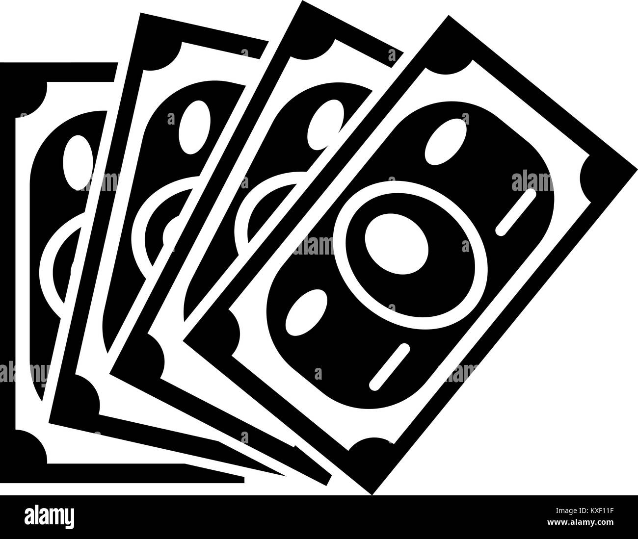 Money icon, simple style Stock Vector Image & Art - Alamy