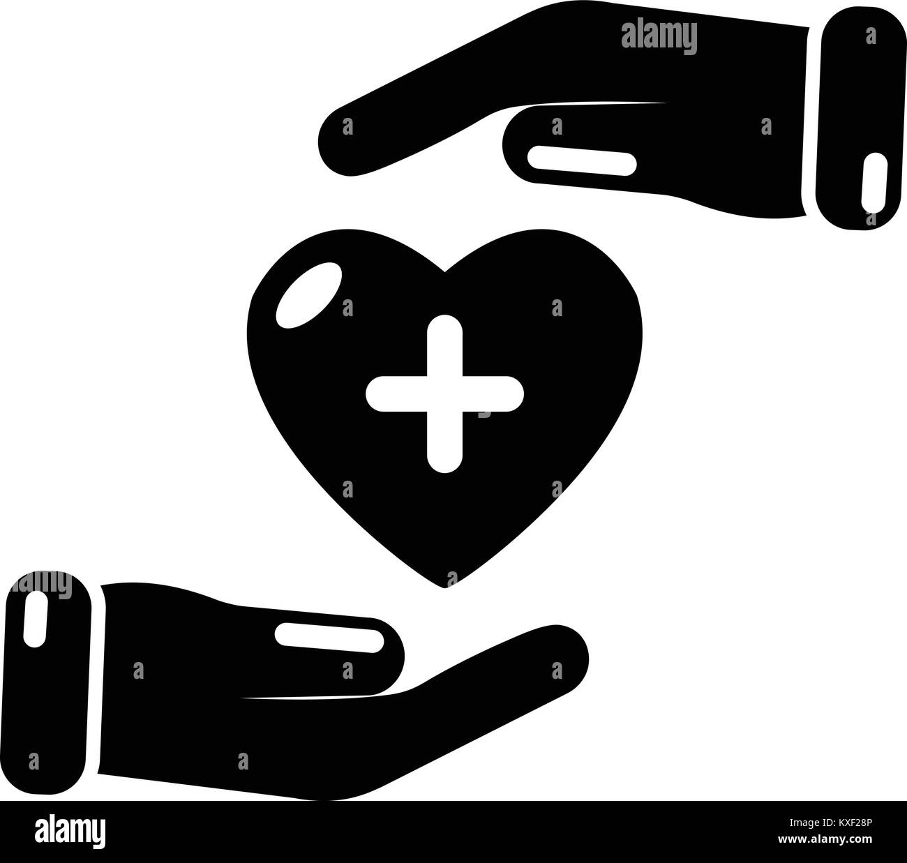 Insurance life icon, simple black style Stock Vector Image & Art - Alamy
