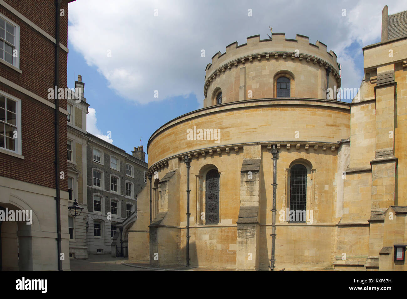 temple church at the middle and inner temple london Stock Photo