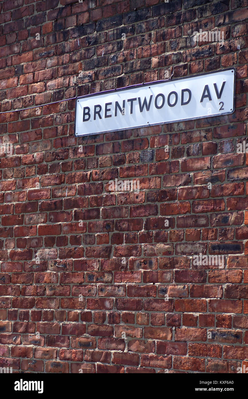 Brentwood Avenue, Jesmond, Newcastle upon Tyne Stock Photo Alamy