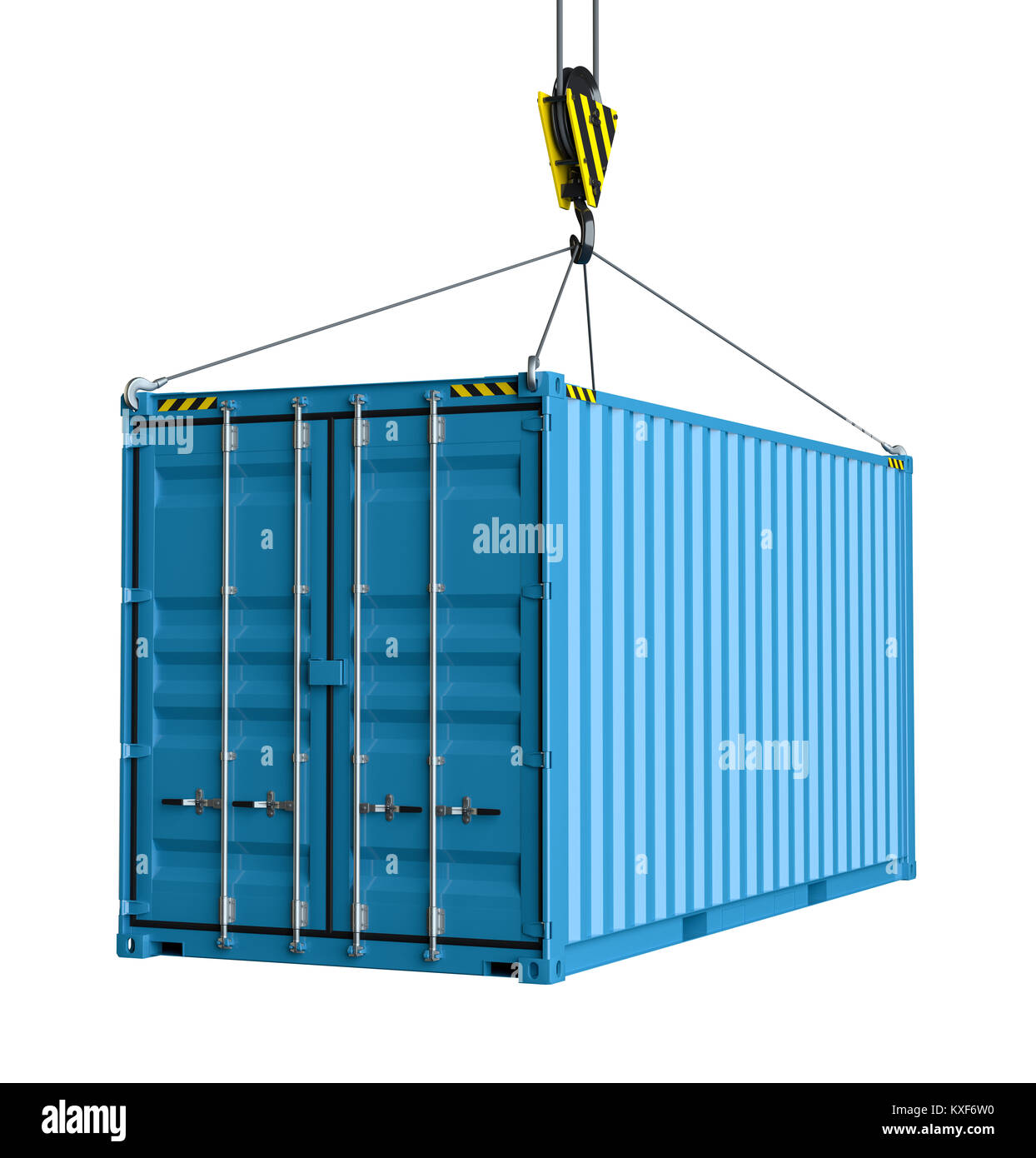 Hoisted by crane Cut Out Stock Images & Pictures - Alamy