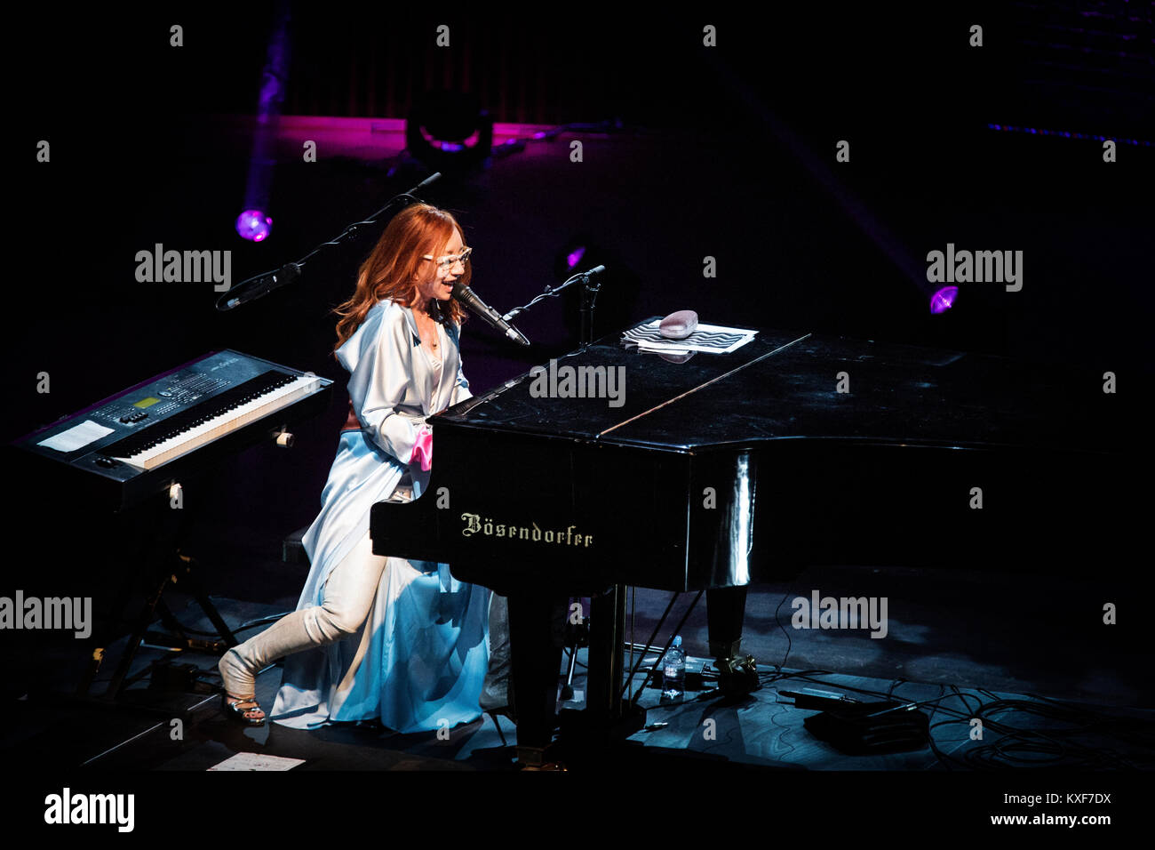 The American singersongwriter, composer and pianist Tori Amos performs
