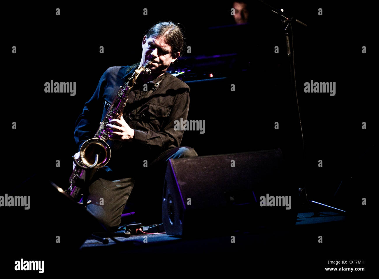 Musician Ulrich Krieger is here pictured as part of Lou Reed’s Metal