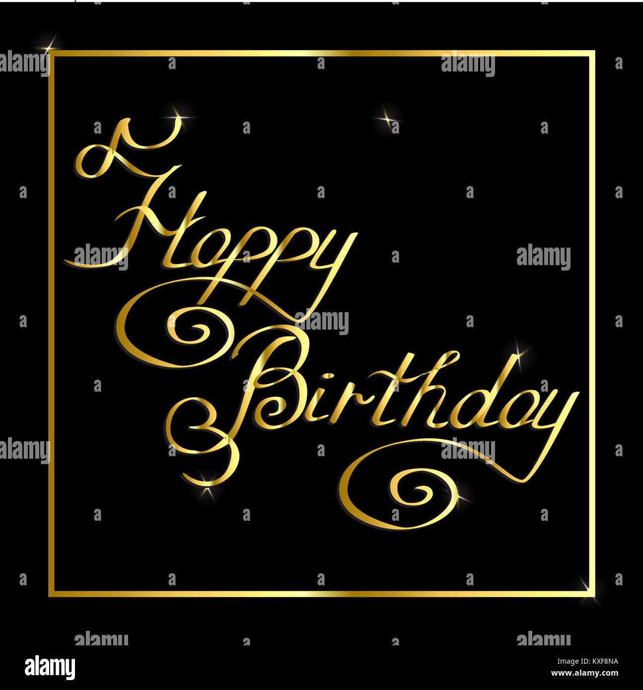 hand writing happy birthday gold on black stock vector image art alamy https www alamy com stock photo hand writing happy birthday gold on black 171210518 html