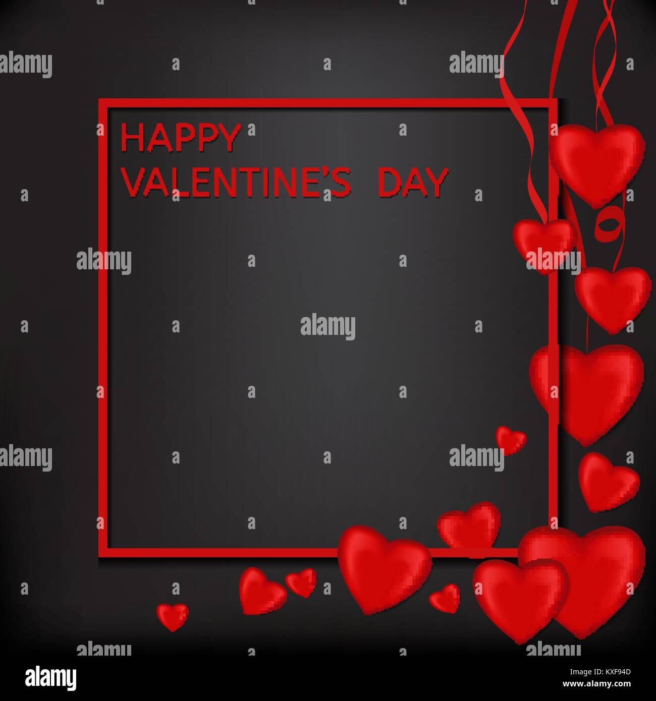 Thẻ Valentine với hình trái tim đỏ và nền đen không chỉ là một món quà tuyệt vời trong ngày lễ tình yêu mà còn là một cơ hội để bạn trao đi những lời yêu thương sâu sắc nhất đến người mình yêu.