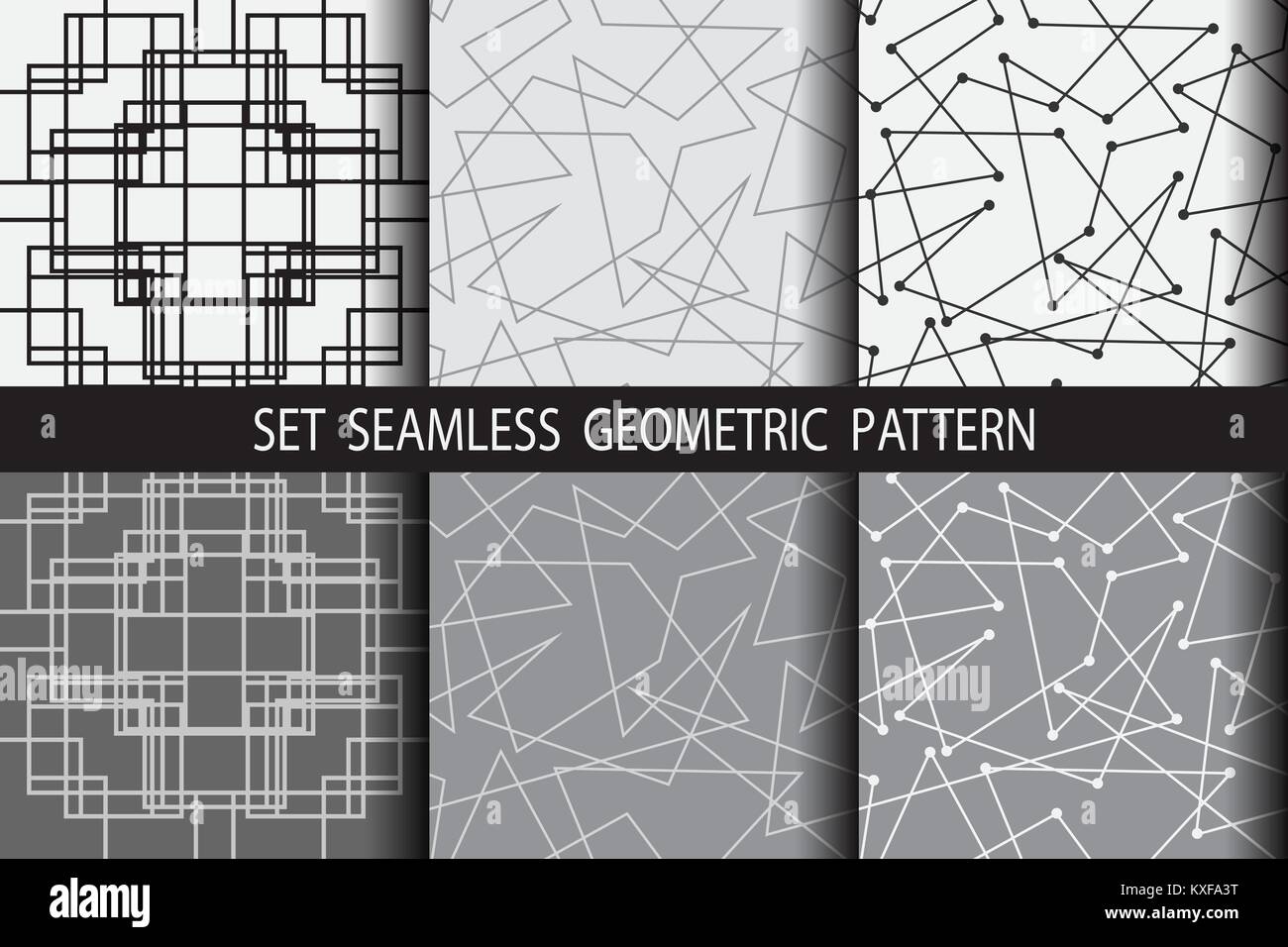 Line Pattern Propperty set of abstract seamless patterns of lines Stock Vector Image & Art - Alamy