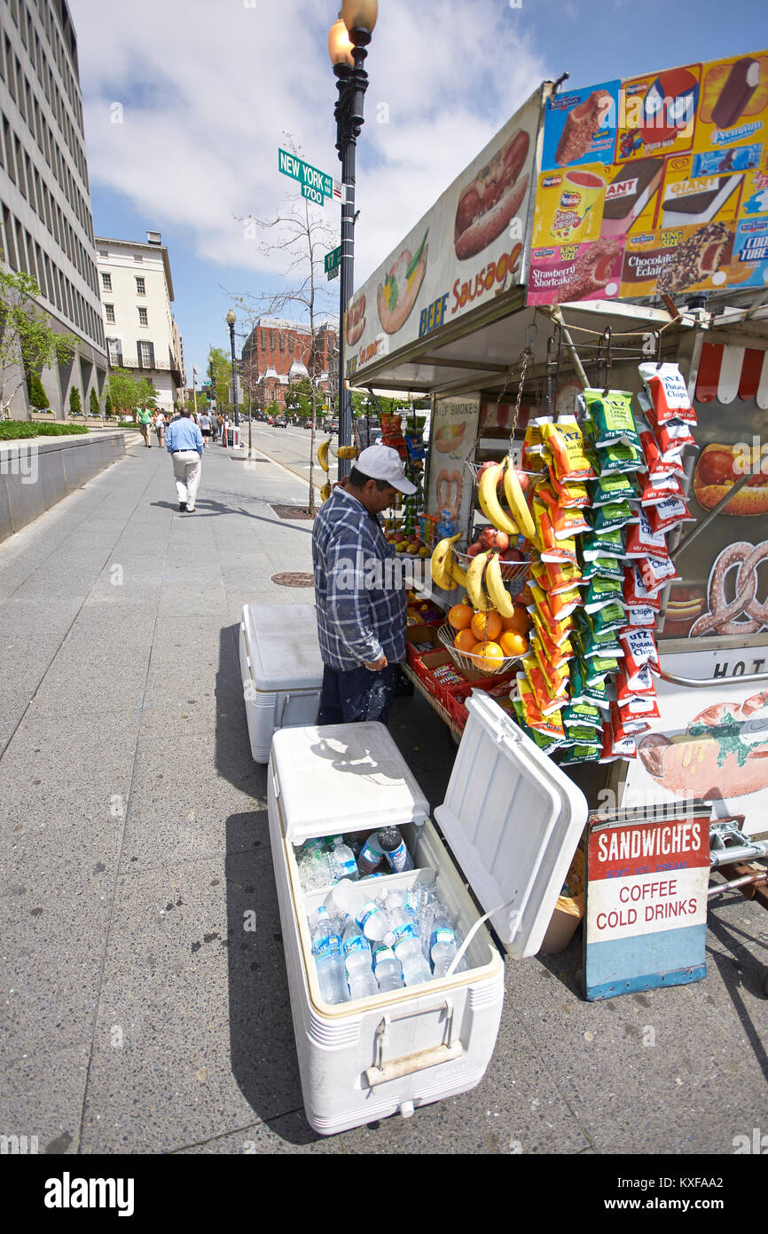 Washington dc food vendor hi-res stock photography and images - Alamy