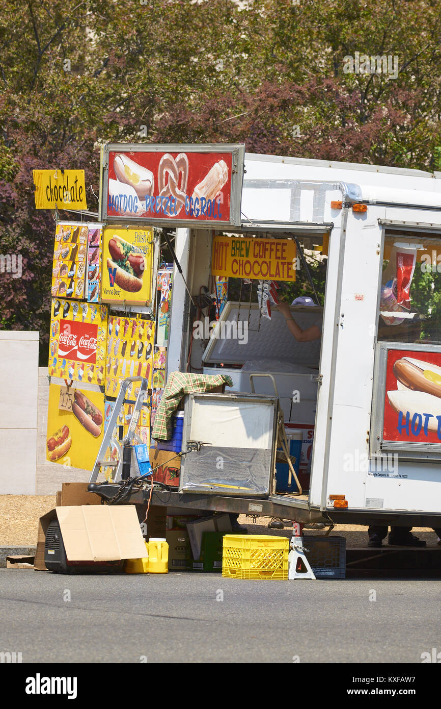 Washington dc food vendor hi-res stock photography and images - Alamy